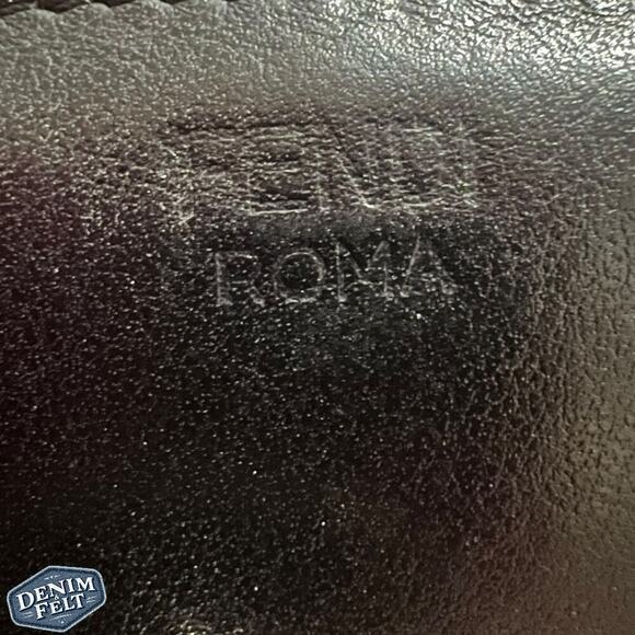 FENDI Black BUG BUGS EYE Calfskin Leather Long Zip Around Continental Wallet - Picture 5 of 16